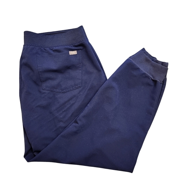 FIGS NAVY ZAMORA JOGGER SCRUB PANTS SIZE XL/P - Picture 6 of 8